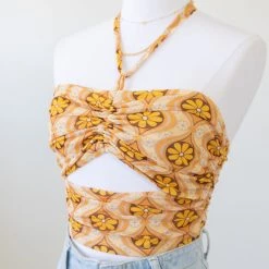 Nectar Clothing Featured One Life Floral Halter Top