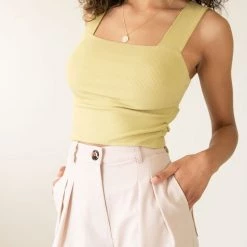 Nectar Clothing Summer Girl Sleeveless Crop Top Featured