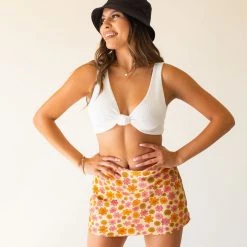 Audrey Adore You Knot Tie Crop Top