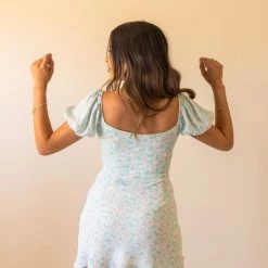 Cotton Candy Don't Mind Floral Cutout Dress