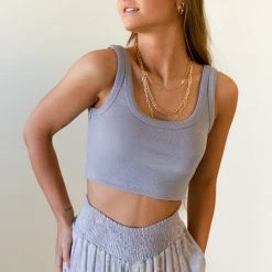 Nectar Clothing Keep It Crop Top Tops