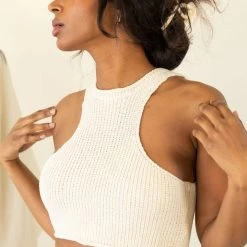 Emory Park Wasn't Love Racer Front Crop Top Featured