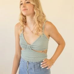 Audrey Next Up Ribbed Cami Top
