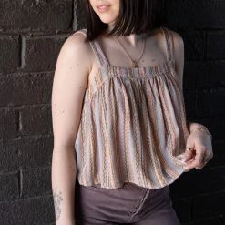 Final Touch Featured You're Mine Striped Crop Top