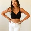 Papermoon Find You Smocked Crop Top Tops
