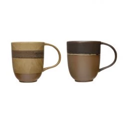 Creative Co-op Home + Lifestyle Stoneware Mug