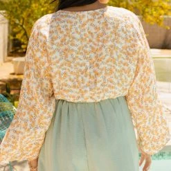 Featured Graceful Ways Floral Tie Top By For Good