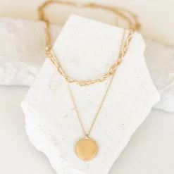 Joia Accessories Blind Love Chain Coin Necklace