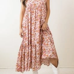 Millibon Featured Forever Love Floral Midi Dress By For Good