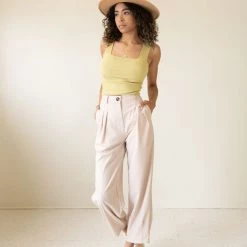 For Good Feel Everything Linen Pants Featured