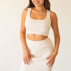 Papermoon Featured Come & Go Ribbed Mini Skirt