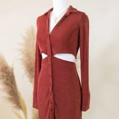 Cotton Candy Tainted Long Sleeve Dress Dresses