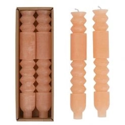 Creative Co-op Unscented Totem Candle Set Home + Lifestyle