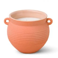 Santorini 8.5 Oz. Candle - Raw Clay & Pear By Paddywax