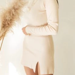 Mable Never Knew Knit Mini Skirt Featured