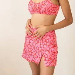 Nectar Clothing Bad Habits Floral Mini Skirt Featured