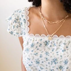 Blu Pepper Celebrate Life Floral Top