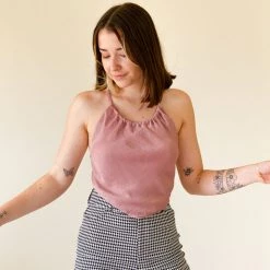 Audrey Tops Broken Pieces Crop Top