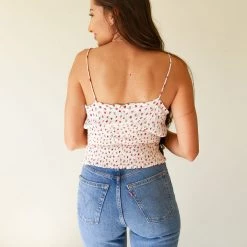 Final Touch Tops The Control Floral Cami Crop Top
