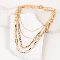 Joia Accessories Layered Chain Necklace