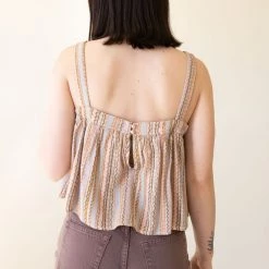 Final Touch Featured You're Mine Striped Crop Top