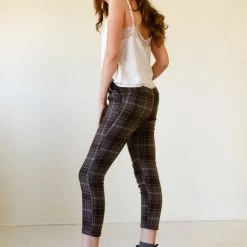 Lush Always & Forever Wool Plaid Pants By For Good Featured