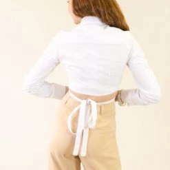 Cotton Candy Bright & Lovely Wrap Crop Top Featured