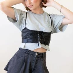 Nectar Dead To Me Graphic Crop Tee Featured