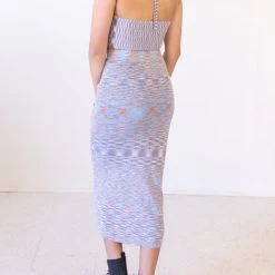 Cotton Candy Featured Soul Mate Midi Skirt