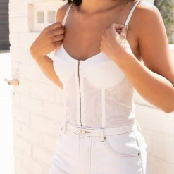 Night Rhythm Corset Bodysuit By Free People Featured