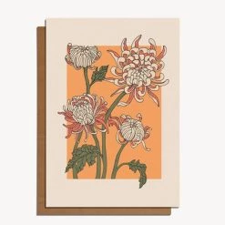 Cai & Jo Perrenial Greeting Card By Cai & Jo.