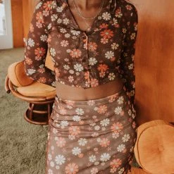 Nectar Clothing Featured All Day Sheer Floral Top