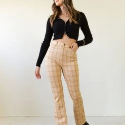 Orange International Feel Something Plaid Pants Featured