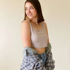 Final Touch Don't Forget Sleevless Crop Top Featured