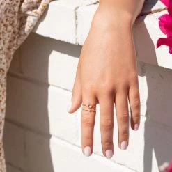 Nectar Clothing Gold Dipped Ring Set Accessories