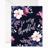 Floral Thank You Card By Linden Paper Co.