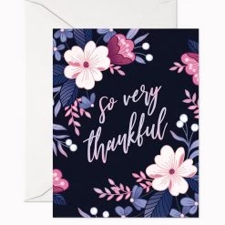 Floral Thank You Card By Linden Paper Co.