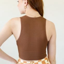 Featured Sleeveless Crop Top By BDG