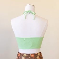 Twin Sister Warm Hearts Halter Crop Top Featured