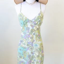 Nectar Clothing Don't Stay Paisley Cami Dress