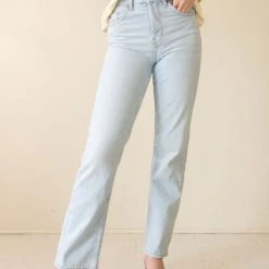 High Rise Straight Denim Pants By BDG Featured