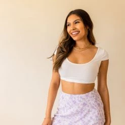 Cotton Candy Accompany Me Crop Top