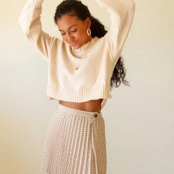 Le Lis Featured Forgive Me Plaid Pleated Mini Skirt