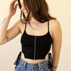 Papermoon Caught Up Cami Crop Top