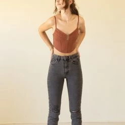 Distressed Denim Mom Jeans By BDG
