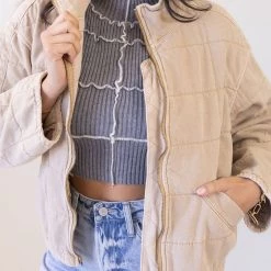 Listicle Featured Wanted Love Quilted Denim Jacket