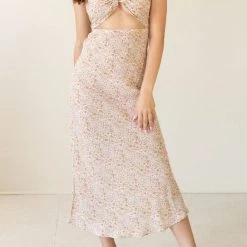 Audrey Over You Floral Midi Dress Featured