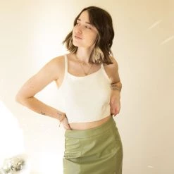 Papermoon Featured Hey Honey Knit Crop Top