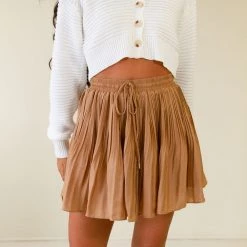 Mustard Seed Don't Dare Pleated Skort