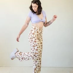 Nectar Clothing Go Home Floral Jeans